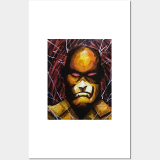 DC Comics - "The Reverse" Eobard Thawne canvas portrait (original) Posters and Art